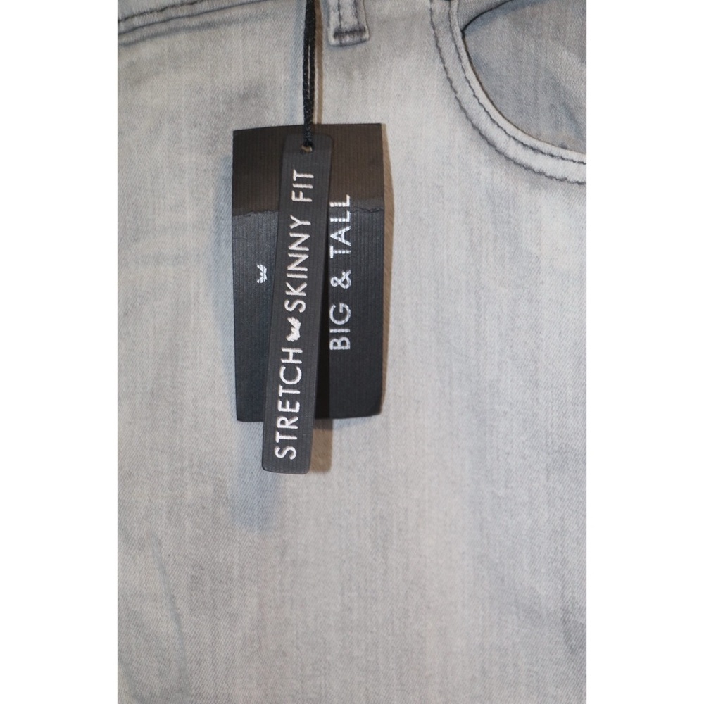 Truth Substance Men's Gray Moto Jeans - Picture 4 of 6